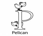 Printable free alphabet s pelicand3d0 coloring pages