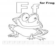 Printable free alphabet s f for froga1dc coloring pages
