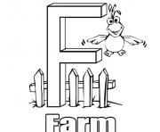 Printable farm alphabet s freeee49 coloring pages