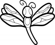 Printable dragonfly animal  for kids1abc coloring pages