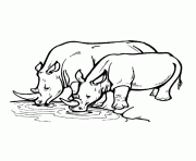 Printable rhino free animal s printablef1bd coloring pages