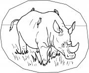 Printable free animal s wild rhino51de coloring pages