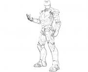 Printable Free iron man  to printc099 coloring pages