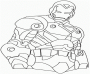 Printable Free Half Body Iron Man 5f6f coloring pages
