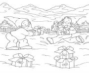 Printable printable s christmas elves1138 coloring pages