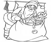 Printable santa preparing gifts christmas s printable020f coloring pages