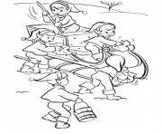 Printable free christmas elf s3176 coloring pages