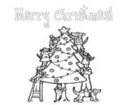 Printable merry christmas christmas tree s for kids printablec5d8 coloring pages