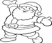 Printable happy santa free s for christmas1821 coloring pages