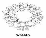 Printable wreath free s for christmas2152 coloring pages
