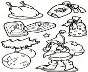 Printable santa claus and everything about christmas s for kids5588 coloring pages