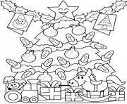 Printable presents under tree free s for christmasf929 coloring pages