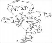 Printable cartoon diego s for kids080f coloring pages