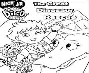 Printable nick jr diego s9410 coloring pages