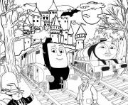 Printable spencer and gordon halloween thomas the train s to printd359 coloring pages