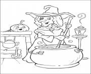 Printable halloween s witchesb44d coloring pages
