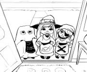Printable halloween  trick of treat5064 coloring pages