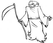 Printable halloween grim reaper s free73fe coloring pages