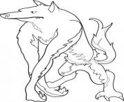 Printable adult werewolf halloween s print free5f16 coloring pages