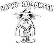 Printable witch costume happy halloween s printable freeb305 coloring pages