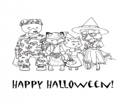 Printable halloween  happy halloween1041 coloring pages