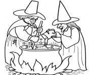 Printable witch halloween s printable402f coloring pages