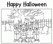Printable coloring pages for kids halloween scary7958 coloring pages
