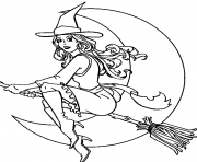 Printable witch free halloween s for adultsea8d coloring pages