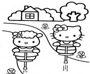 Printable fifi and hello kitty s you can printe0fa coloring pages