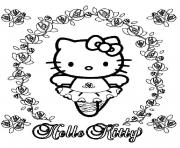 Printable ballerina hello kitty b5d0 coloring pages