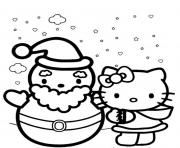 Printable hello kitty winter themed s1d5c4 coloring pages