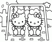 hello kitty in a swing 2a07