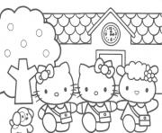 Printable hello kitty s with friends1054 coloring pages