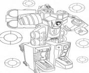 Printable awesome power ranger robot s50cf coloring pages