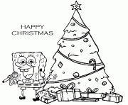 Printable coloring pages of christmas spongebob9618 coloring pages