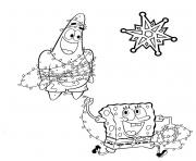Printable spongebob s of christmas3e00 coloring pages