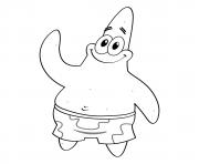 Printable smiling patrick coloring page7fef coloring pages