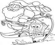 Printable spongebob and santa s for kids printableee7f coloring pages