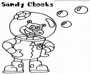 Printable sandy cheeks coloring page4287 coloring pages