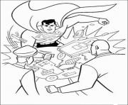 Printable superman attacks lex coloring page1ca6 coloring pages
