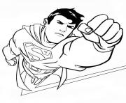 Printable handsome superman dbe0 coloring pages