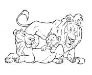 Printable lion king family free sca18 coloring pages