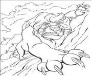 Printable scar falling from cliff 432e coloring pages