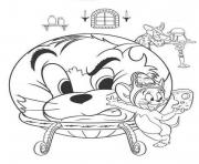 Printable tom and jerry with a wizard 5e7b coloring pages