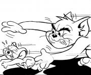 Printable tom chasing after jerry 08a9 coloring pages