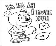 Printable i love you valentines day s148f coloring pages