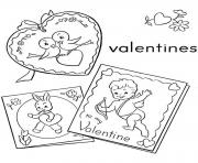 Printable lovely valentines day s496b coloring pages