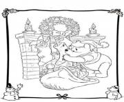 Printable winnie and piglet free s for christmas6f4f coloring pages