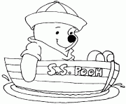 Printable pooh on boat pagee937 coloring pages