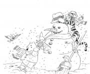 Printable free winter s winnie the pooh1466 coloring pages